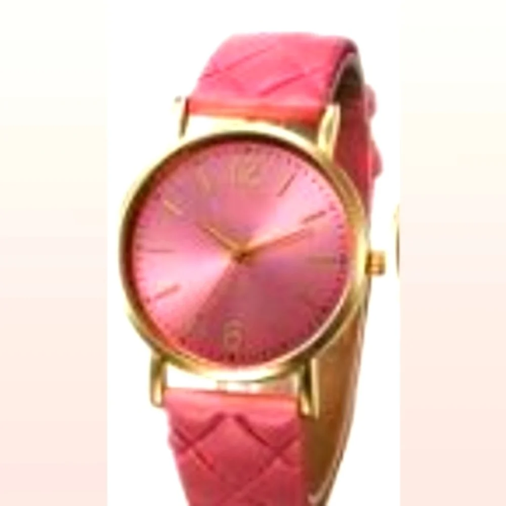 NWT Premium analogue quartz movement alloy/vegan leather watch